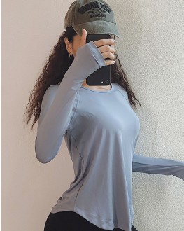 Women Long Sleeve Yoga Shirts